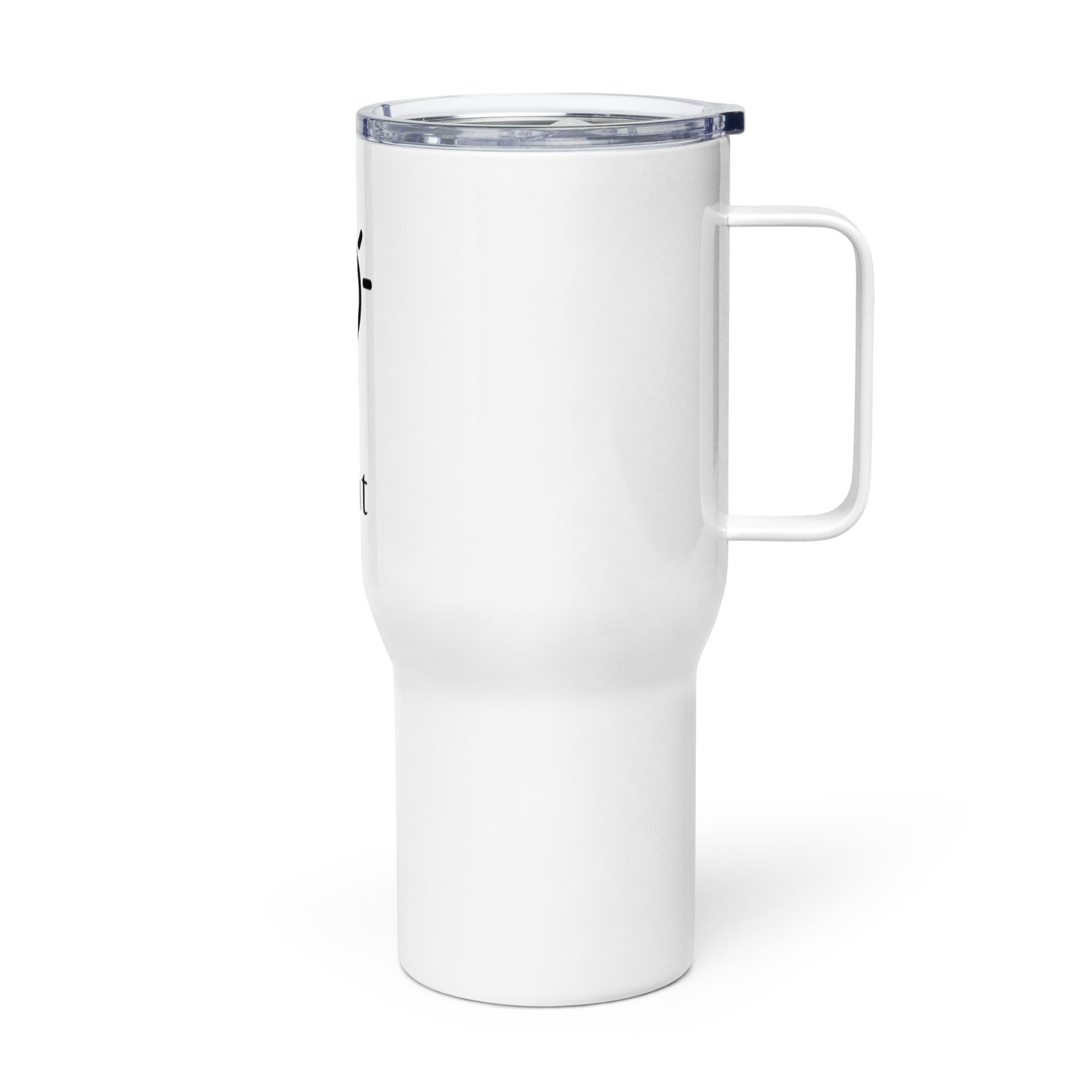 LIGHT - Travel mug with a handle