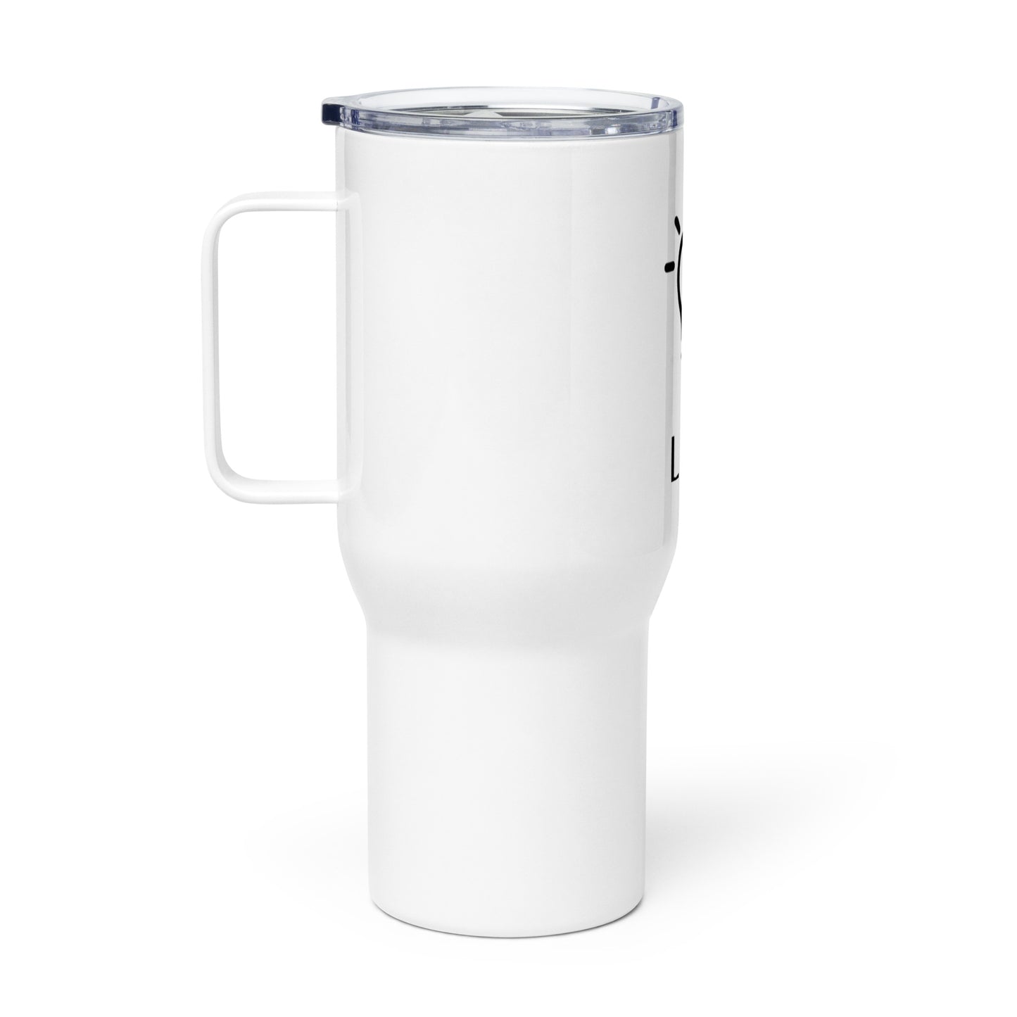 LIGHT - Travel mug with a handle